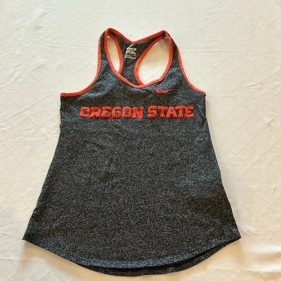 Nike athletic‎ cut women’s tank top oregon state university beavers small EUC - Picture 1 of 3